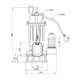 Насос фекальний Pumpman WQD5-15-0.75A Нmax 14 м Qmax 18 куб.м 750 Вт (чугун) - зображення 6