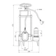 Насос фекальний Pumpman WQD25-11-0.75S Нmax 11 м Qmax 20 куб.м 750 Вт (нержавіюча сталь) - изображение 6