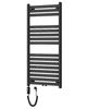 Полотенцесушитель MEXEN URAN 120х60 BLACK 600W электрический - изображение 1