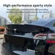 Спойлер форменный, накладка крышки багажника Tesla Model 3 / Y 2017 - 2024 р. (Чёрный глянец) - изображение 7