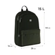 Рюкзак GoPack Education Teens 44х22х14 см черный с хаки (GO25-140L-4) - изображение 2