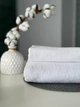 Комплект махрових рушникыв Ideal Textile 50х90 та 70х140 см білі 550 г\м2 - зображення 3