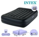 Матрас двуспальный надувной велюровый для сна Intex 64124 со встроенным насосом 203 x 152 x 42 см Синий - изображение 7