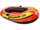 Двухместная надувная лодка Intex Explorer 58330 185х94х41 см для детей и взрослых Оранжевый - изображение 1