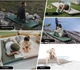 Матрас ортопедический самонадувающийся Naturehike CNK2450WS020 одноместный 200 х 63 х 10 см Темно-зеленый (6927595712740) - изображение 6