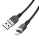 USB-кабель HOCO X109 Lightning Silicone 2 м для зарядки та передачі даних - зображення 4