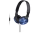 Навушники з мікрофоном Sony MDR-ZX310AP Blue - зображення 5