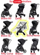 Дощовик для Carrello/Cybex універсальний для прогулянкової коляски на блискавках з віконцем (3967ПРЗД) - зображення 4