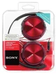 Навушники з мікрофоном Sony MDR-ZX310AP Red - зображення 4