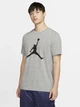 Футболка хлопковая длинная мужская Nike Jordan Jumpman Ss Crew CJ0921-091 XL Серая с принтом (193146102278) - изображение 1