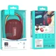 Портативная беспроводная Bluetooth колонка акустика Hoco HC17 BT5.3, TWS, FM/TF/USB, 2H Dark Red - изображение 3