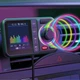 Бездротовий FM-трансмітер з дисплеєм та відтворенням в машину MP3 Schall акумуляторний AUX приймач з кріпленням на вентиляцію та мікрофоном, 8.2х5.2 см, чорний (102665376) - зображення 3