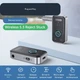Автомобильный Bluetooth 5.4 адаптер - AUX приемник с микрофоном Adattatore беспроводной аудиоадаптер - передатчик для машины / колонок / ПК RX и TX, 5.7х3.3 см, черный (102652146) - изображение 9