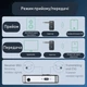 Автомобильный Bluetooth 5.4 адаптер - AUX приемник с микрофоном Adattatore беспроводной аудиоадаптер - передатчик для машины / колонок / ПК RX и TX, 5.7х3.3 см, черный (102652146) - изображение 10