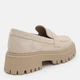 Женские лоферы замшевые PARADIZE SHOES T-400 39 24.7 см Бежевые (ROZ6501060321) - изображение 5