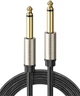 Инструментальный кабель UGREEN AV128 6.35mm to 6.35mm 2m Gray (10638) - изображение 1