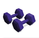 Гантели для фитнеса композитные Hop-Sport HS-C040DS 2х4кг фиолетовый - изображение 2