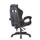 Крісло геймерське Bonro B-0519 чорне - жовте - изображение 3