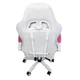 Крісло геймерське Bonro Lady 807 розово-біле - зображення 4