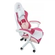 Крісло геймерське Bonro Lady 807 розово-біле - зображення 5