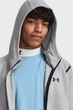 Чоловіче сіре худі UA Unstoppable Flc FZ Under Armour XL 1379806-011 - зображення 4