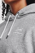Жіноче світло-сіре худі Essential Flc OS Hoodie Under Armour S 1379495-012 - изображение 4