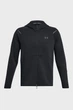 Чоловіче чорне худі UA Unstoppable Flc FZ Under Armour M 1379806-001 - зображення 5