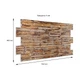 Декоративная ПВХ панель Sticker Wall 960х480х4 мм (1837) - изображение 3