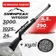 Пневматична гвинтівка Spa Snow Peak WF600P з оптичним прицілом з кулями - зображення 1