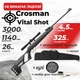 Пневматическая винтовка Crosman Vital Shot с оптическим прицелом с чехлом с набором для чистки с пулями - изображение 1