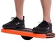 Степ-платформа балансировочная 4 в 1 MULTIFUNCTIONAL STEP Zelart Полипропилен/Термопластичная резина 53x36x14 см черный-оранжевый FI-3996 - изображение 14