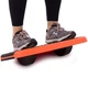 Степ-платформа балансировочная 4 в 1 MULTIFUNCTIONAL STEP Zelart Полипропилен/Термопластичная резина 53x36x14 см черный-оранжевый FI-3996 - изображение 15
