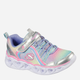 Дитячі з підсвіткою кросівки для дівчинки Skechers 302308L-SMLT 28.5 Сріблясті (194880886202) - зображення 2