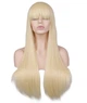Парик блондинки с челкой длинный блонд (70CH-blond) - изображение 1