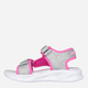 Sandały dziecięce dla dziewczynki Skechers 303024L-SLHP 28 Srebrne (197627912745) - obraz 3