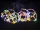 Гирлянда штора 2x1.5 метра, 150LED, "светодиодные капли" от USB, мульти цвет, 8 режимов + пульт - изображение 5