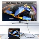 Кабель Micro HDMI to HDMI Ugreen HD149 з нейлоновою обплетенням 4K/60Hz male-female для ПК, ноутбуків, TV, Sony camera 0.25m Grey (10553) - зображення 3