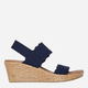 Sandały damskie na koturnie Skechers 119591-NVY 35 Niebieskie (198376969998) - obraz 1