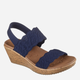 Sandały damskie na koturnie Skechers 119591-NVY 41 Niebieskie (198376970109) - obraz 2
