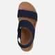 Sandały damskie na koturnie Skechers 119591-NVY 43 Niebieskie (198376970123) - obraz 3