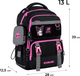 Рюкзак шкільний Kite Education Kuromi 39x28x12.5 см 13 л (HK25-1022M) - зображення 2