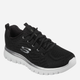 Buty sportowe damskie Skechers 12615-BKW 38.5 Czarne (190872053423) - obraz 2