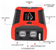 Пускозарядное устройство с компрессором Jump Starter, Компактная пусковая зарядка для авто 9469550 Red - изображение 3