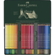 Кольорові олівці у наборі Faber-Castell, 60 кольорів, Polychromos, металевий пенал, (110060) - зображення 3