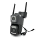 Вулична Wi-Fi відеокамера YOSO YO-IPC40D4MP50 2+2 МП PTZ з нічним баченням для спостереження та моніторингу (TOR-JUG_22B) - зображення 1