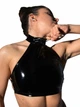 Топ з латексу Peach Power Choker для танців М чорний - зображення 6