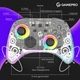 Геймпад GamePro GPX13T 2.4G/BT 5.1/USB/PC/iOS/Android RGB Transparent (GPX13T) - изображение 7