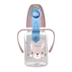 Бутылочка для кормления Canpol babies CUTE ANIMALS стандартная с ручками 120 мл розовая (11/823_pin) - изображение 3