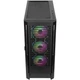 Корпус Frontier MALAVI, Black, без БЖ, Midi Tower, для E-ATX / ATX / MicroATX / Mini-ITX, 1xType-C / 2xUSB 3.0, макс. CPU - 175 мм / VGA - 385 мм, 3x120 мм АRGB, бічна панель із загартованого скла - изображение 4