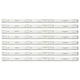 LED подсветка TV 50" MS-L2006 V1 3V MS-L2327 V1 CC02500D410V02 CC02500D410V07, 50E20 8X4 4S1P 1410 0D20 8шт. - изображение 1